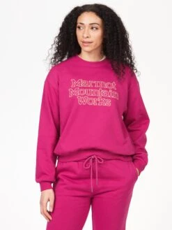 Wm's Marmot Mountain Works Boxy Crewneck Sweatshirt 10 Wm's Marmot Mountain Works Boxy Crewneck Sweatshirt -Marmot Sales Store M14855 6877 S02