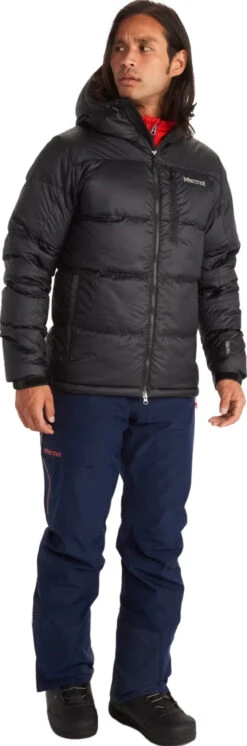 Marmot Guides Plus Size Down Hoody - Men's|-|Manteau à Capuchon En Duvet Grande Taille Guides - Homme -Marmot Sales Store MAR 14530 7E 7EStandard 20Outfit 20Black