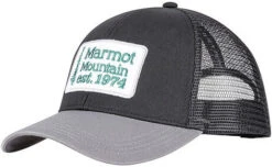 Marmot Retro Trucker Hat - Men's|-|Casquette Retro Trucker - Homme -Marmot Sales Store MAR 16410 7E 7ESide 20Black 20 20Slate 20Grey