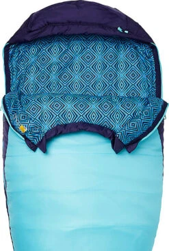 Marmot Trestles 15°F/-9°C Synthetic Sleeping Bag - Women's|-|Sac De Couchage Synthétique Trestles 15°F/-9°C - Femme -Marmot Sales Store MAR 23610 7EFrench 20Blue 20 20Harbor 20Blue 7EOpen 20Detail