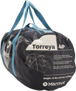 Marmot Torreya 4-Person Tent|-|Tente Torreya 4 Personnes -Marmot Sales Store MAR 32500 7E 7ESide3 20Picante 20 20Cascade 20Blue