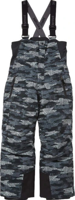 Marmot Rosco Bib - Kids|-|Salopette Rosco - Enfant -Marmot Sales Store MAR 34640 7EBlack 20Haze 20Camo