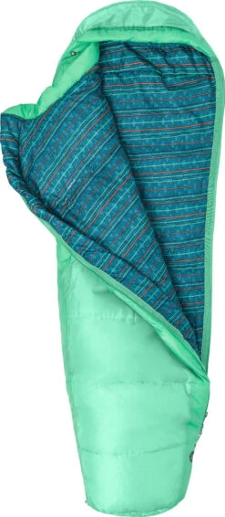 Marmot Trestles 30F/-1°C Synthetic Sleeping Bag - Kids|-|Sac De Couchage Trestles 30F/-1°C Synthétique - Enfant -Marmot Sales Store MAR 38470 7EPond 20Green 20 20Double 20Mint 7Ehalfopen