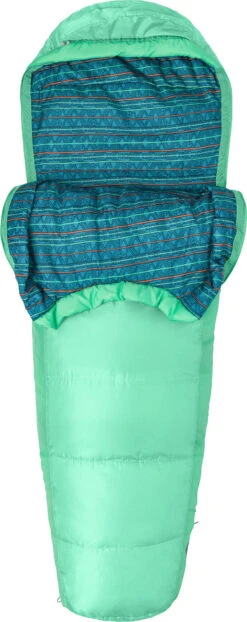 Marmot Trestles 30F/-1°C Synthetic Sleeping Bag - Kids|-|Sac De Couchage Trestles 30F/-1°C Synthétique - Enfant -Marmot Sales Store MAR 38470 7EPond 20Green 20 20Double 20Mint 7Eopen