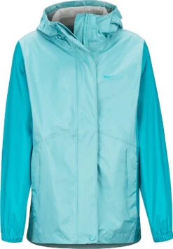 Marmot PreCip Eco Jacket - Girls|-|Manteau Léger PreCip Eco - Fille -Marmot Sales Store MAR 41010 7EAquarelle 20 20Blue 20Tile