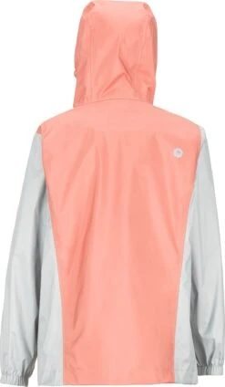 Marmot PreCip Eco Jacket - Girls|-|Manteau Léger PreCip Eco - Fille -Marmot Sales Store MAR 41010 7ECoral 20Pink 20 20Bright 20Steel 7Eback