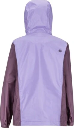 Marmot PreCip Eco Jacket - Girls|-|Manteau Léger PreCip Eco - Fille -Marmot Sales Store MAR 41010 7EPaisley 20Purple 20 20Vintage 20Violet 7Eback