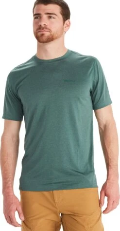 Marmot Conveyor Short Sleeve T-Shirt - Men's|-|T-shirt à Manches Courtes Conveyor - Homme -Marmot Sales Store MAR 41790 7E 7EFront 20Botanical 20Garden 20Heather