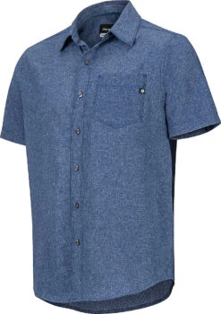 Marmot Aerobora Short Sleeve Shirt - Men's|-|Chemise à Manches Courtes Aerobora - Homme -Marmot Sales Store MAR 42100 7E 7EAngle 20Arctic 20Navy