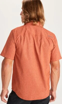Marmot Aerobora Short Sleeve Shirt - Men's|-|Chemise à Manches Courtes Aerobora - Homme -Marmot Sales Store MAR 42100 7E 7EBack 20Picante