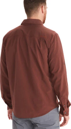 Marmot Aerobora Longsleeve - Men's|-|Chemise à Manches Longues Aerobora - Homme -Marmot Sales Store MAR 42110 7E 7EBack 20Whiskey 20Brown