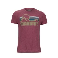 Marmot Coastal Tee - Men's|-|T-shirt Marmot Coastal - Homme -Marmot Sales Store MAR 42430 7ENew 20Burgundy 20Heather