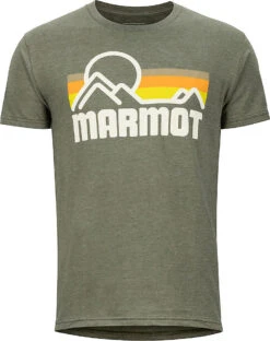 Marmot Coastal Tee - Men's|-|T-shirt Marmot Coastal - Homme -Marmot Sales Store MAR 42430 7ENew 20Olive 20Heather
