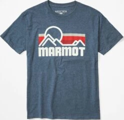Marmot Coastal Tee - Men's|-|T-shirt Marmot Coastal - Homme -Marmot Sales Store MAR 42430 7ETrue 20Navy 20Heather