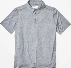 Marmot Wallace Short Sleeve Polo - Men's|-|Polo Wallace - Homme -Marmot Sales Store MAR 43520 7ENew 20Black 20Heather