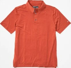 Marmot Wallace Short Sleeve Polo - Men's|-|Polo Wallace - Homme -Marmot Sales Store MAR 43520 7EPicante 20Heather