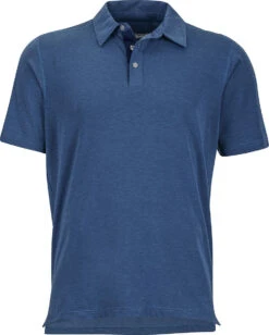 Marmot Wallace Short Sleeve Polo - Men's|-|Polo Wallace - Homme -Marmot Sales Store MAR 43520 7EVintage 20Navy 20Heather