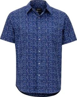 Marmot Lykken Shortsleeve - Men's|-|Chemise à Manches Courtes Lykken - Homme -Marmot Sales Store MAR 44060 7EArctic 20Navy 20Angles