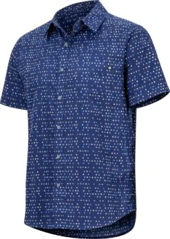 Marmot Lykken Shortsleeve - Men's|-|Chemise à Manches Courtes Lykken - Homme -Marmot Sales Store MAR 44060 7EArctic 20Navy 20Angles 7Eside