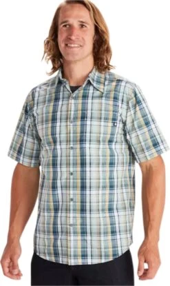 Marmot Lykken Shortsleeve - Men's|-|Chemise à Manches Courtes Lykken - Homme -Marmot Sales Store MAR 44060 7E 7EStandard 20Outfit 20Crushed 20Mint