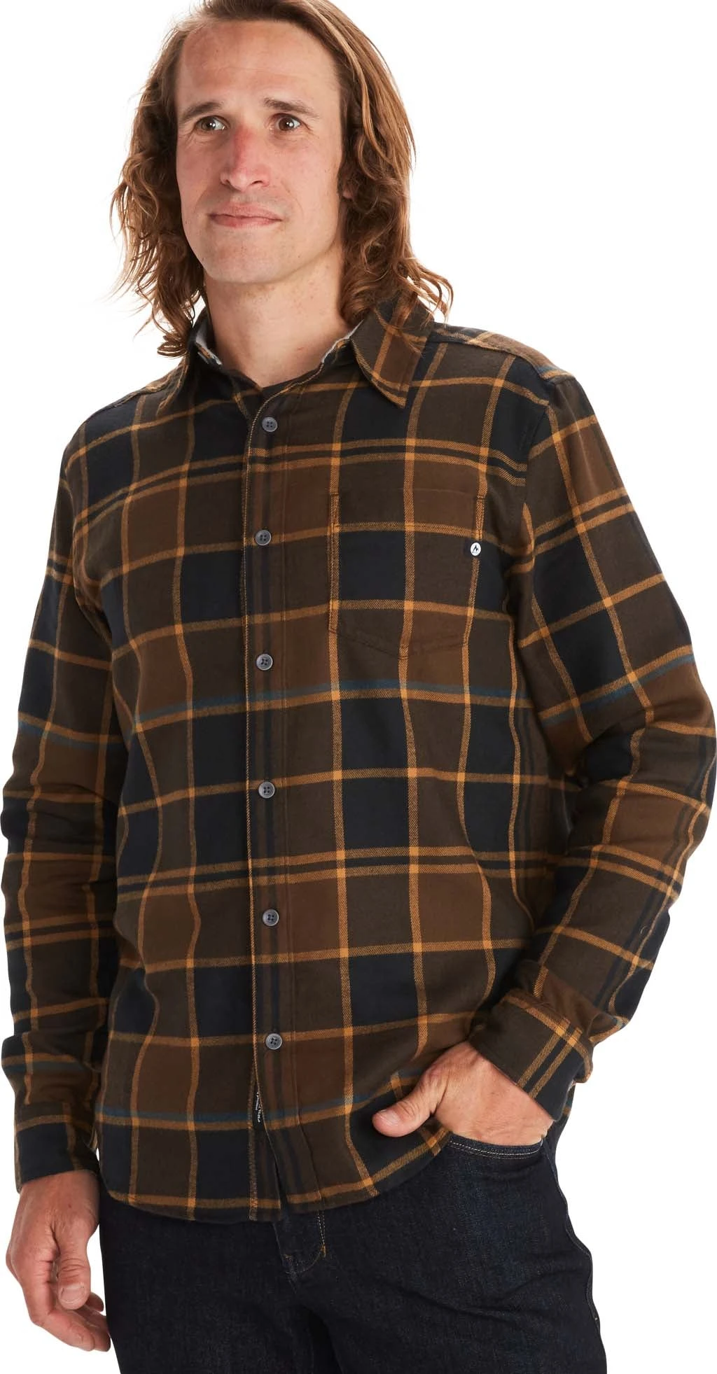 Marmot Fairfax Midweight Flannel Long Sleeve Shirt - Men's|-|Chemise à Manches Longues En Flanelle Fairfax - Homme 2 Marmot Fairfax Midweight Flannel Long Sleeve Shirt - Men's|-|Chemise à Manches Longues En Flanelle Fairfax - Homme - Image 2