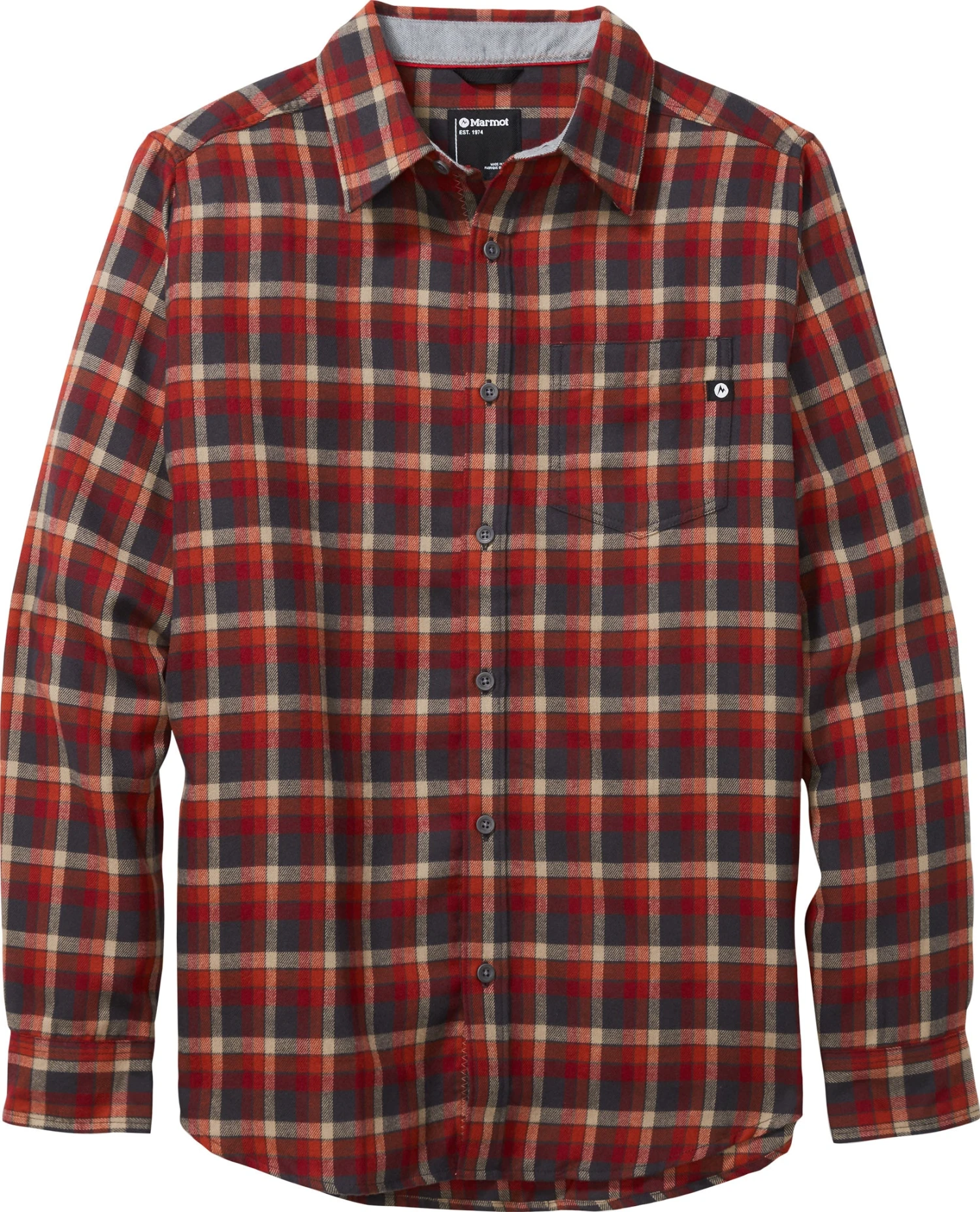 Marmot Fairfax Midweight Flannel Long Sleeve Shirt - Men's|-|Chemise à Manches Longues En Flanelle Fairfax - Homme 1 Marmot Fairfax Midweight Flannel Long Sleeve Shirt - Men's|-|Chemise à Manches Longues En Flanelle Fairfax - Homme