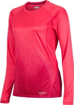 Marmot Crystal LS Shirt - Women's|-|Chandail à Manches Longues Crystal - Femme -Marmot Sales Store MAR 49630 7EHibiscus 20Fountain