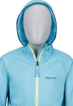 Marmot Ether Hoody - Girls|-|Manteau à Capuchon Ether - Fille -Marmot Sales Store MAR 56190 7E 7EHood 20Open 20Light 20Aqua 20 20Oceanside
