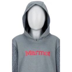 Marmot Girl's Josie Hoody|-|Manteau à Capuchon Josie Fille -Marmot Sales Store MAR 59250 7EGrey 20Storm 20Heather 20 20Spectrum 20Blue 7EHood
