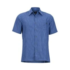 Marmot Eldridge Short Sleeve - Men's|-|Chemise à Manches Courtes Eldridge - Homme 24 Marmot Eldridge Short Sleeve - Men's|-|Chemise à Manches Courtes Eldridge - Homme -Marmot Sales Store MAR 62220 7EVarsity 20Blue