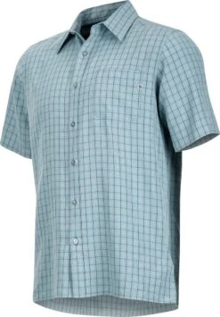 Marmot Eldridge Short Sleeve - Men's|-|Chemise à Manches Courtes Eldridge - Homme 38 Marmot Eldridge Short Sleeve - Men's|-|Chemise à Manches Courtes Eldridge - Homme -Marmot Sales Store MAR 62220 7E 7Eside 20Blue 20Granite