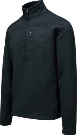 Marmot Drop Line Half Zip Sweater - Men's|-|Chandail à Demi-glissière Drop Line - Homme -Marmot Sales Store MAR 71100 7E 7EStudio 20Side 20Jet 20Black