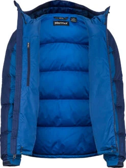 Marmot Guides Down Jacket - Men's|-|Manteau à Capuchon En Duvet Guides - Homme -Marmot Sales Store MAR 73060 7EDark 20Cerulean 20 20Arctic 20Navy 7Eopen 3f6cf96b 80ac 4df2 9721 2e72701c03c6