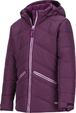 Marmot Girl's Val D'Sere Jkt|-|Manteau Isolé Val D'Sere Filles -Marmot Sales Store MAR 76680 7EDark 20Purple 7EFront 20Side