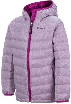 Marmot Nika Hoody Jacket - Girls|-|Manteau à Capuchon En Duvet Nika - Fille -Marmot Sales Store MAR 77460 7E 7ESide 20Purple 20Orchid