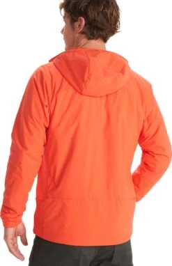 Marmot Novus LT Hybrid Hoody Jacket - Men's|-|Manteau à Capuchon Hybride Novus LT - Homme -Marmot Sales Store MAR M12356 7E 7EBack 20Red 20Sun