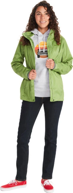 Marmot PreCip Eco Jacket - Women's|-|Manteau Léger PreCip Eco - Femme -Marmot Sales Store MAR SOL 46700 7E 7EDetail6 20Forest 20Green