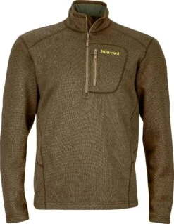 Marmot Drop Line Half Zip Sweater - Men's|-|Chandail à Demi-glissière Drop Line - Homme -Marmot Sales Store mar 71100 dark moss dark moss