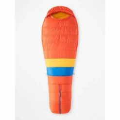 Marmot Mens Always Summer 40ï¿½ Sleeping Bag - Long/Red Sun/Solar
