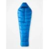 Marmot Mens Bantamweight 15 Long Center Zipper Sleeping Bag - Dark Azure/Clear Blue