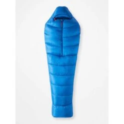 Marmot Mens Bantamweight 15 Short Center Zipper Sleeping Bag - Dark Azure/Clear Blue