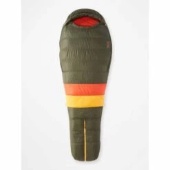 Marmot Mens Never Winter 30ï¿½ Sleeping Bag - Nori/Red Sun