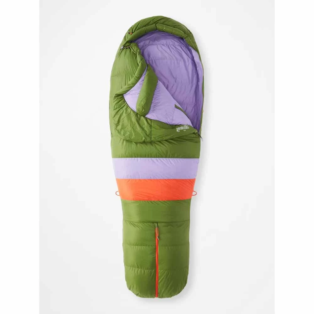 Marmot Womens Angel Fire 25� Sleeping Bag - Foliage/Paisley Purple 2 Marmot Womens Angel Fire 25� Sleeping Bag - Foliage/Paisley Purple - Image 2