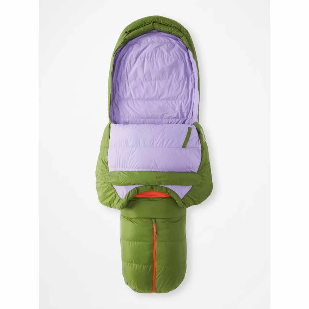 Marmot Womens Angel Fire 25� Sleeping Bag - Foliage/Paisley Purple 3 Marmot Womens Angel Fire 25� Sleeping Bag - Foliage/Paisley Purple - Image 3