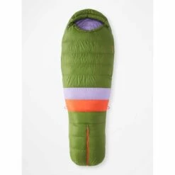 Marmot Womens Angel Fire 25ï¿½ Sleeping Bag - Long/Foliage/Paisley Purple