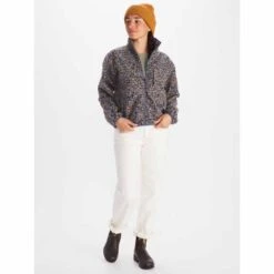 Marmot Womens Aros Printed Full-Zip Fleece Jacket -Marmot Sales Store marmot women s aros printed full zip fleece jacket 10