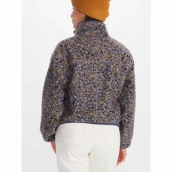 Marmot Womens Aros Printed Full-Zip Fleece Jacket -Marmot Sales Store marmot women s aros printed full zip fleece jacket 8